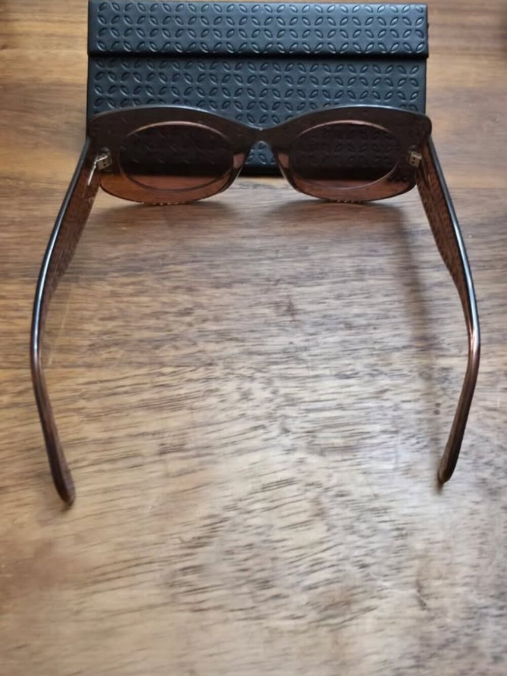 Alaia Pink Brown Oval Sunglasses
